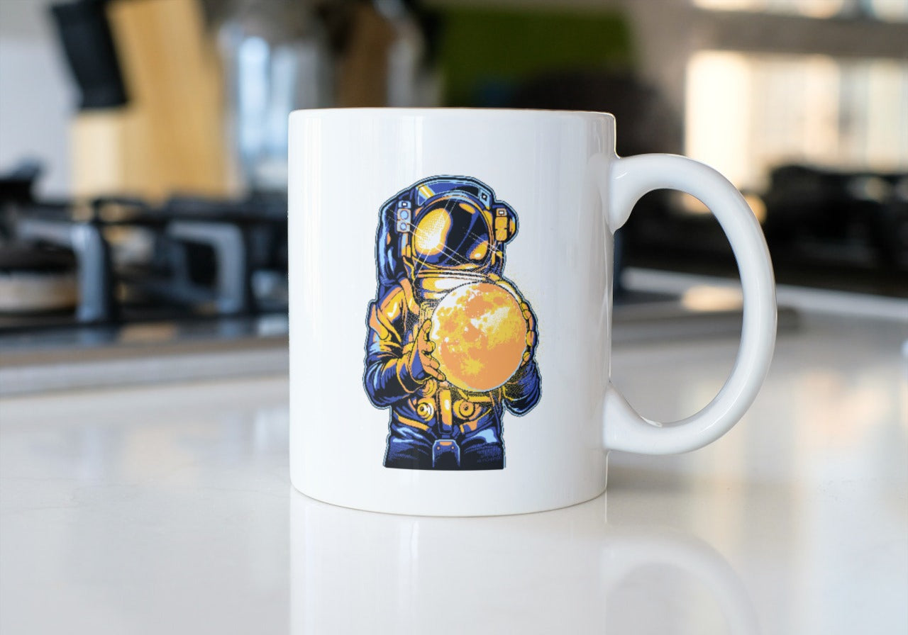 Astronaut with sun