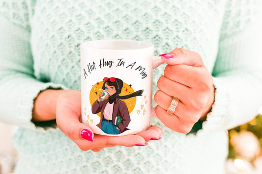 Customisable Mug-A hot hug in a mug