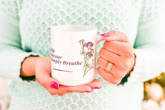 Sip savour simply breathe