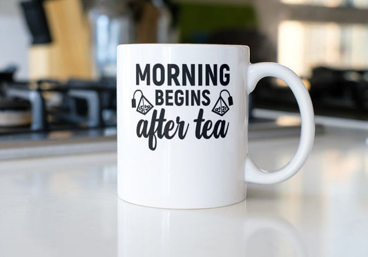 Morning begins after tea