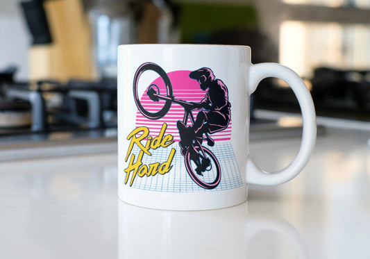 Cyclist ride hard